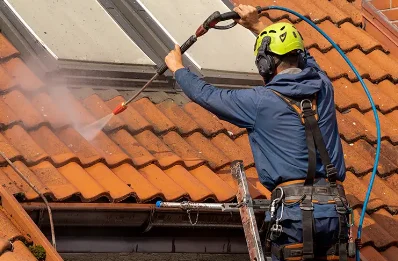 Démoussage et hydrofuge de toiture à Laurie